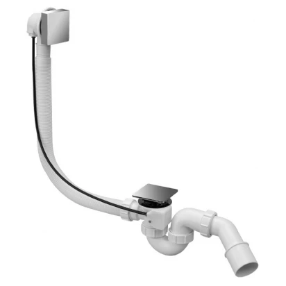 McAlpine HC31SQCBS1-1M syfon wannowy automatyczny Premium Kwadrat L-1000 mm chromowany