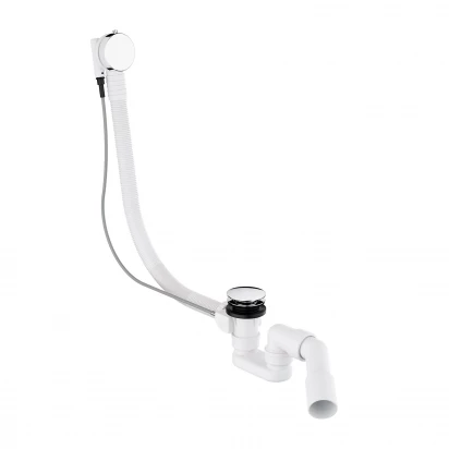 Syfon wannowy przelewowo odpływowy 52 mm Omnires TK104-PLUS-3.01+64-SCR