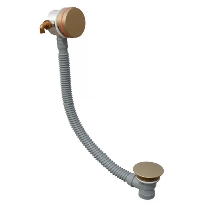 Syfon wannowy z funkcją napełniania wanny AD naturalnie THERMOFLOW AWA-004ZSZ złoty szczotkowany