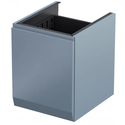 Szafka boczna z koszem 40 cm Oristo BRYLANT OR36-SN1S-40-16-V3 szaroniebieska mat