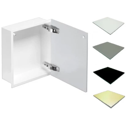 Szafka do zabudowy 30x15 MCJ FLAT F.PWD LWH 300/15 STWH biała/satin biała