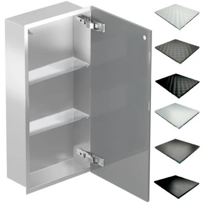 Szafka do zabudowy 30x60x15 stal MCJ FLAT F.PWD 3060/15 SB GMWH glamour/lienzo