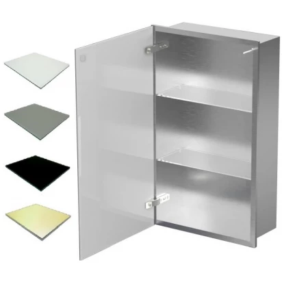 Szafka do zabudowy 40x70 stal MCJ BEND B.PWD 4070/15 SB STWH satin/gold