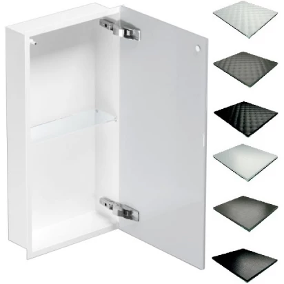 Szafka do zabudowy 60x10 biała MCJ FLAT F.PWD LWH 600/10 GMWH glamour/lienzo