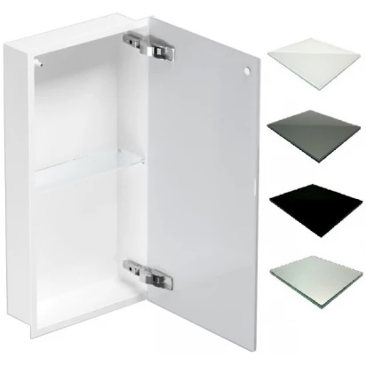 Szafka do zabudowy 60x10 MCJ FLAT F.PWD LWH 600/10 WH biała/glossy biała