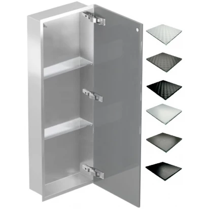 Szafka do zabudowy 90x15 stal MCJ FLAT F.PWD 900/15 SB GMWH glamour/lienzo