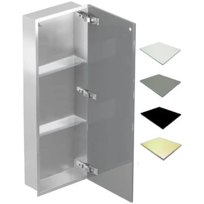 Szafka do zabudowy 90x15 MCJ FLAT F.PWD 900/15 SB STWH stalowa/satin biała