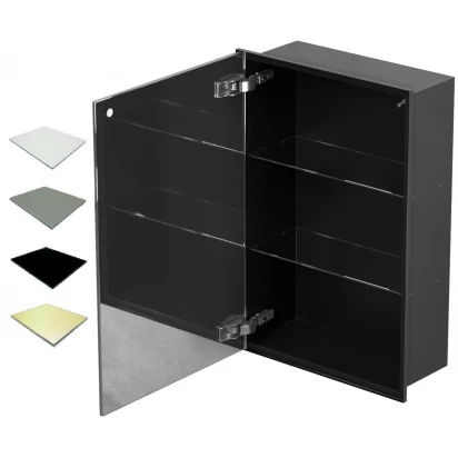 Szafka do zabudowy czarna 40x60 MCJ ZERO Z.PWD LBL 4060/15 STWH satin/gold