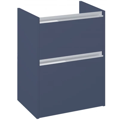 Szafka łazienkowa 60 cm z 2 szufladami Roca GAP PRO A857896538 niebieski mat