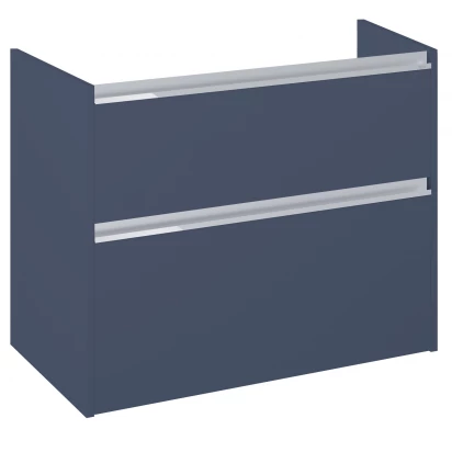 Szafka łazienkowa 80 cm z 2 szufladami Roca GAP PRO A857898538 niebieski mat