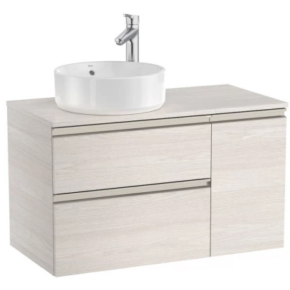 Szafka łazienkowa 90 cm Roca Hebe GAP-N COUNTERTOP A851503434 lewa jesion nordic