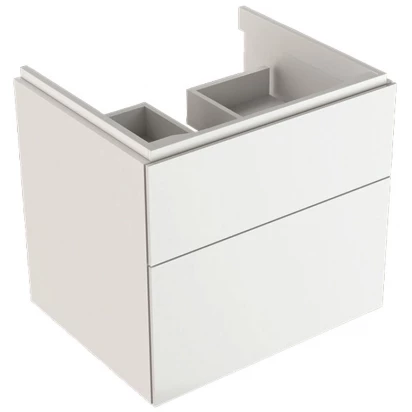 Geberit XENO2 Szafka pod umywalkę 60 cm 2 szuflady 500.506.01.1 biały połysk