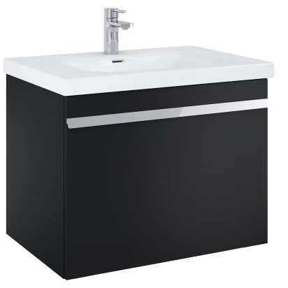 Szafka pod umywalkę 70x49 1S+1S Elita MOODY 167685 / RE010700037160 czarny mat