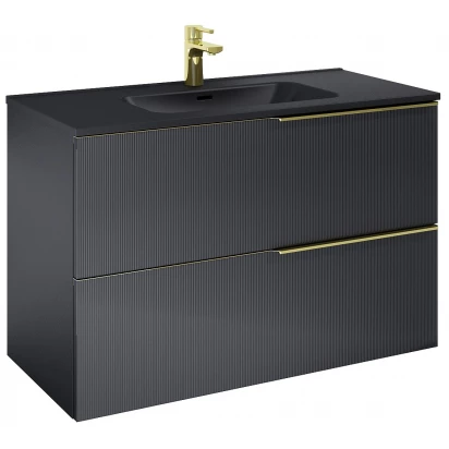 Szafka podumywalkowa 100 cm 2S Elita SOHO RE011004047160 czarna mat