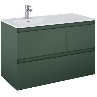 Szafka podumywalkowa 100 cm 3S L Elita SPLIT RE011006157010 forest green matt