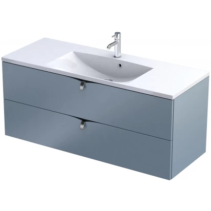 Szafka podumywalkowa 120 cm 2S Oristo SIENA OR45-SD2S-120-16 szaroniebieska mat