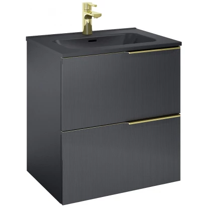 Szafka podumywalkowa 60 cm 2S Elita SOHO RE010604047160 czarna mat