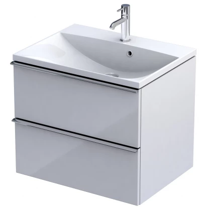 Szafka podumywalkowa 60 cm 2S Oristo ETNA OR52-SD2S-60-1 biała połysk