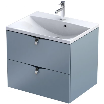 Szafka podumywalkowa 60 cm 2S Oristo SIENA OR45-SD2S-60-16 szaroniebieska mat