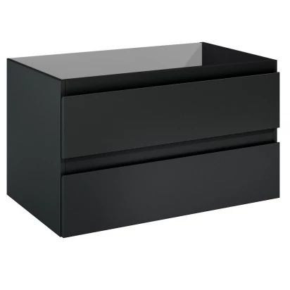 Szafka podumywalkowa 80 cm 2S Oltens VERNAL 60001300 czarna mat