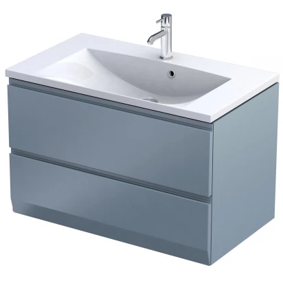 Szafka podumywalkowa 80 cm 2S Oristo BRYLANT OR36-SD2S-80-16-V3 szaroniebieska mat