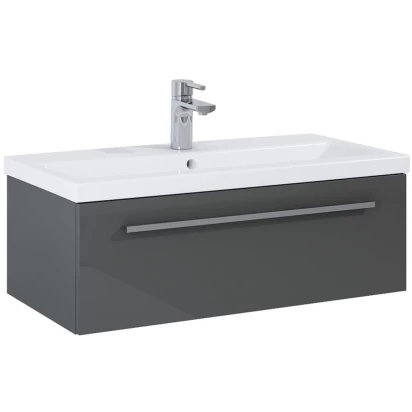 Szafka podumywalkowa 80 cm Elita KWADRO PLUS 166789 antracyt / 1 szuflada