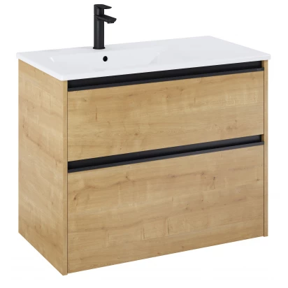 Szafka podumywalkowa 80 cm lewa Roca GAP PRO A857899464 jasny dąb