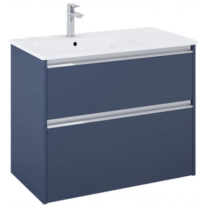 Szafka podumywalkowa 80 cm lewa Roca GAP PRO A857899538 niebieski mat