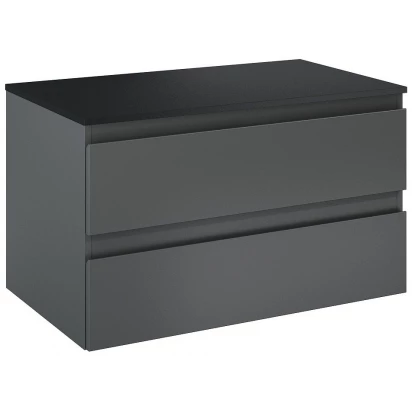 Szafka podumywalkowa z blatem 80x47 2S Oltens VERNAL 68119400 grafit mat/czarny mat