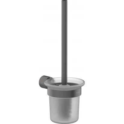 Szczotka WC z pojemnikiem otwartym ścienna Deante ARNIKA ADA D711 titanium