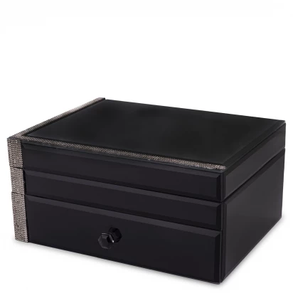 Szkatułka na biżuterię czarna Vetrario 169285