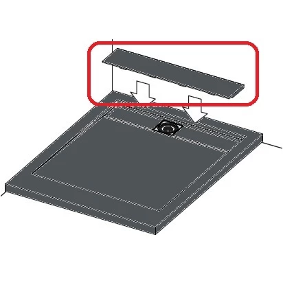 Teos cover 70cm Radaway TEOS HT70-64 antracyt