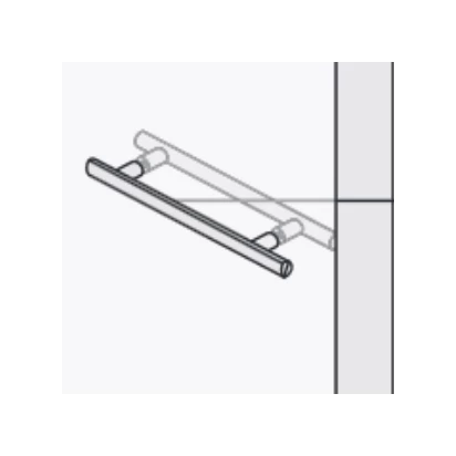 Uchwyt kompletny do drzwi BIFOLD Koło GEO 6 G60024XX