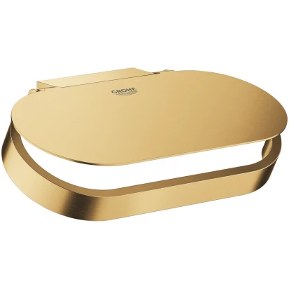 Uchwyt na papier toaletowy z pokrywą Grohe SELECTION 41069GN0 brushed cool sunrise