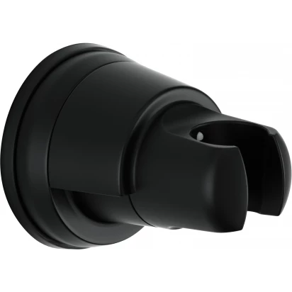 Czarny uchwyt do słuchawki prysznicowej z przyssawką Deante DALIA NERO NDD N21U