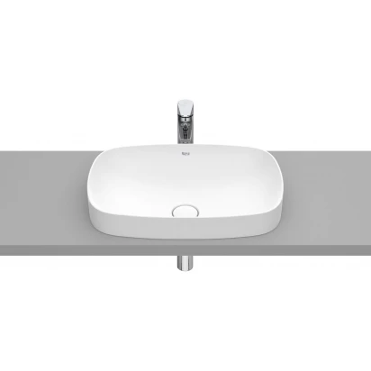 Umywalka blatowa 55x37 Roca INSPIRA SOFT A327504620 biały mat