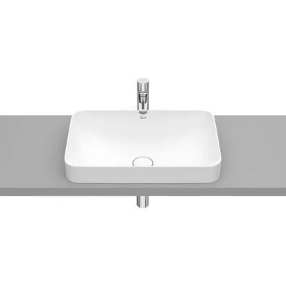 Umywalka blatowa 55x37 Roca INSPIRA SQUARE A327534620 biały mat