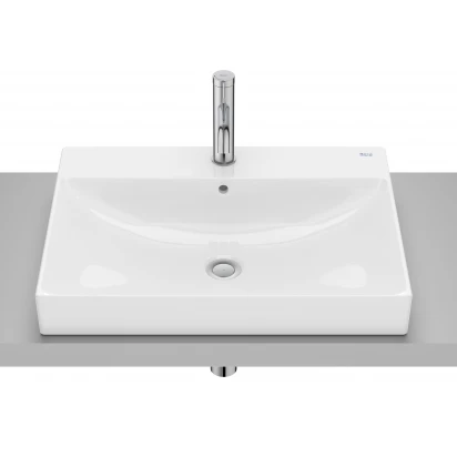 Umywalka blatowa 60x45 z otworem na baterię Roca ONA A32768N000