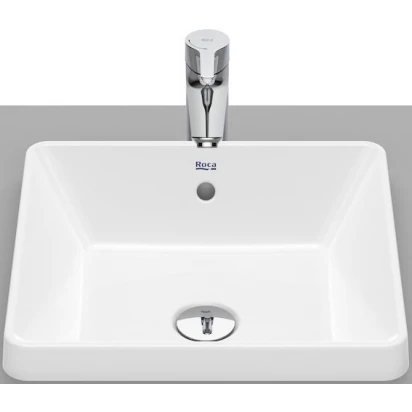 Umywalka blatowa prostokątna 39x37 Roca GAP SQUARE A3270Y7S00 z/p/Supraglaze