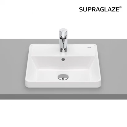 Umywalka blatowa prostokątna 42x39 Roca GAP SQUARE A3270Y9S00 z/o/p/Supraglaze