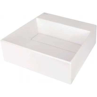 Umywalka granitowa nablatowa 40x40 Deante CORREO CQR AU4M alabaster