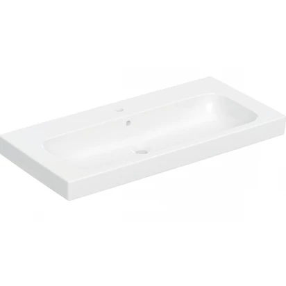 Umywalka meblowa 100x48,5 z otworem, z przelewem Geberit MODO 502.876.00.1