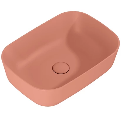 Umywalka nablatowa 46x33 Elita RENI RE040460036600 terra różowa mat