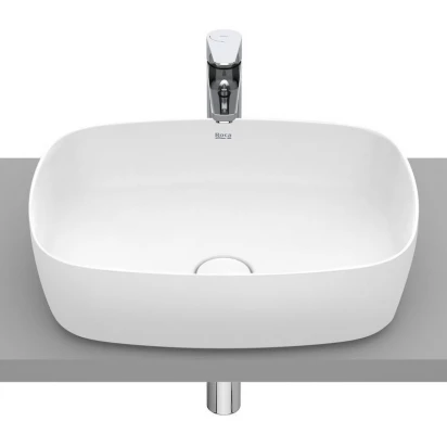 Umywalka nablatowa 50x37 Roca INSPIRA SOFT A327500620 biały mat