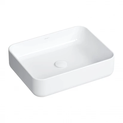 Umywalka nablatowa 50x38,5 Omnires CORONA CORONA500BP biały połysk