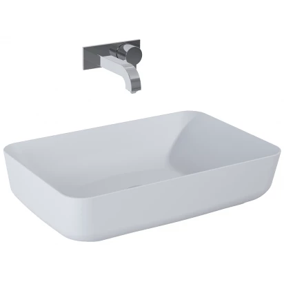 Umywalka nablatowa 50x39 Elita NOMIA 145292 / RE040500057040 stone mat