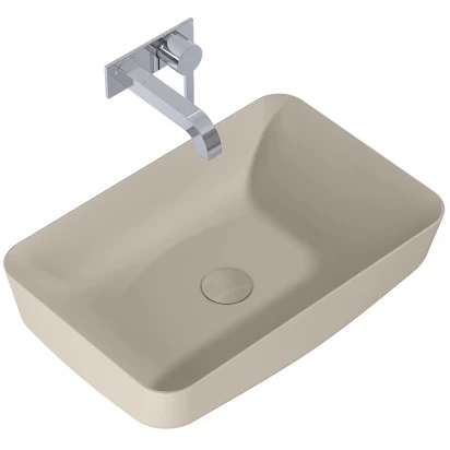 Umywalka nablatowa 50x39 Elita NOMIA RE040500057020 fume matt