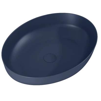 Umywalka nablatowa 52x40 Elita RIKA RE040520087030 granatowa mat
