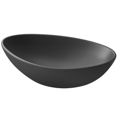 Umywalka nablatowa nieregularna 56,5x36,5 Cersanit MODUO K116-106 antracytowa mat wyprzedaż