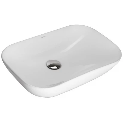 Umywalka nablatowa owalna 51x34 Oltens SOLVIG 40822000 z powłoką